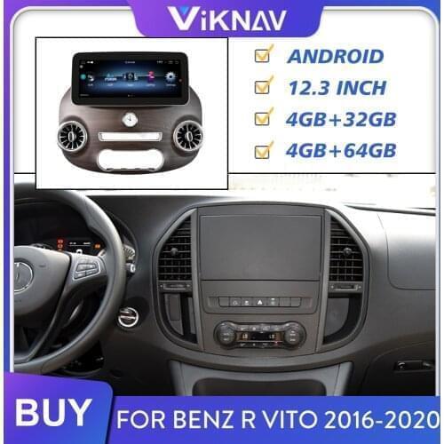 Car Radio for Mercedes Benz Vito 2016-2020 Head Unit android Stereo Receiver Multimedia Player 2Din Tape Recorder