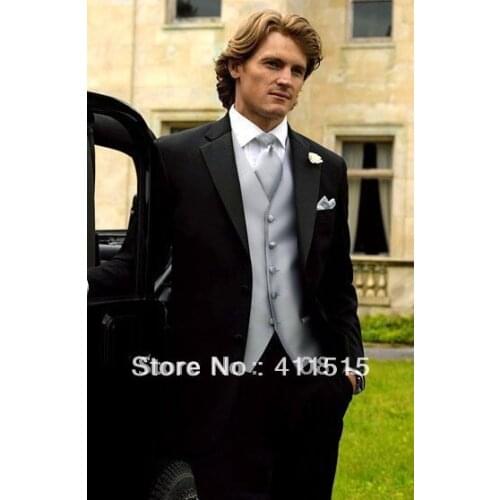 Free shipping/custom black new style cheap wedding Groom wear Tuxedos/Best man Suit Wedding dress/Men Suits Bridegroom/MEN SUIT