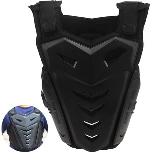 POSSBAY Motorcycle Jacket Motocross Enduro Body Armour Protection Spine Chest Protector Motorcycle Armor Body-Guard Jacket Vest