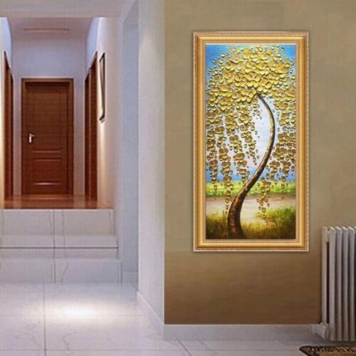 DONGMEI OILPAINTING Hand painted oil painting Home Decor High quality knife painting flower pictures DM182817