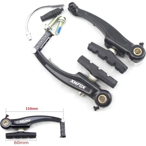 XMFOX 666DG High Quality Mountain Bicycle Bike MTB BMX Cruiser Linear Pull V Brake Caliper Set With Brake Pads