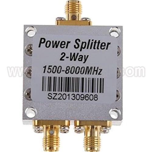 New 2 Way SMA Power Splitter 1500mhz~8000MHz,SMA female 8G power divider signal cable splitter female divider