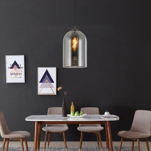 Simple post-modern light luxury glass chandelier personality hotel hotel restaurant bar bedroom bedside study small chandelier