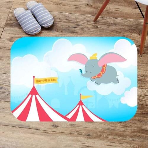 Dumbo Bath Mats Anti Slip Toilet Rug Kitchen Bedroom Carpet Custom Doormat Soft Bathroom Door Mat alfombra bano