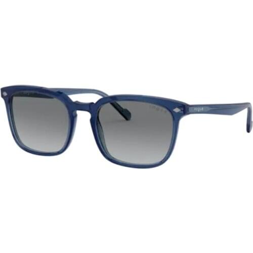 Vogue 5347 276011 53 Vintage Sunglasses, Blue Frame, Grey Gradient Lenses, High Quality Vision, Men’s Sunglasses 2021