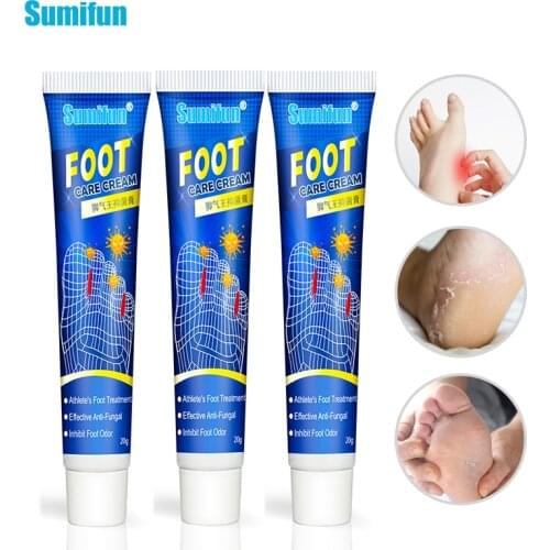 Sumifun 1/5Pcs Anti Fungal Infections Foot Cream Anti Bacterial Foot Cream Itch Peeling Erosion Peeling Blisters Feet Ointment