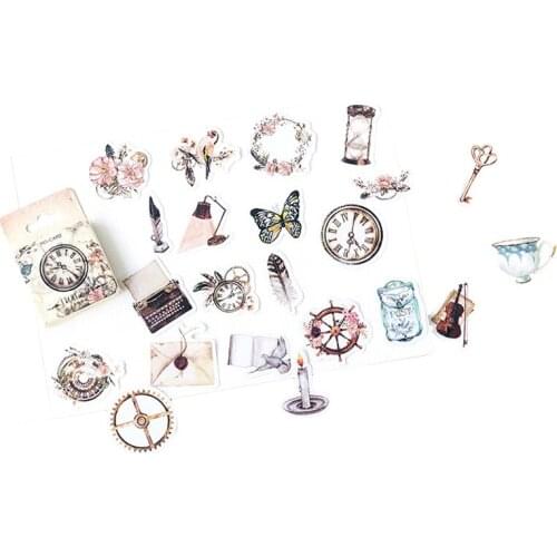 20packs/lot the old days Classical Label Sticker Decoration Scrapbooking Sticker DIY Diary Letter Album Stick Label Wholesale