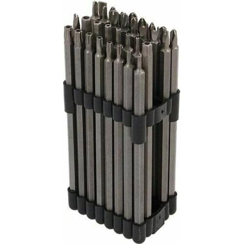 32PC 150mm Extra Long Reach Torx Security Bit Set Tamper Proof Screwdriver Bits Drill Accessories Tools