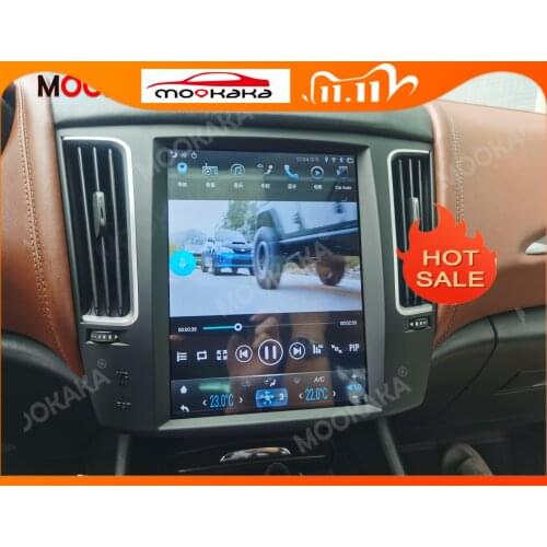 Android 9.0 Car Multimedia Player For Maserati Levante 2012 - 2020 Tesla Style Auto Radio GPS Navigation Stereo Audio Head Unit