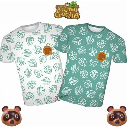 New Anime Animal Crossing Gaming Cosplay T-shirt Men Women Tom Nook Short Sleeve Costumes Tops Unisex T Shirt Tee
