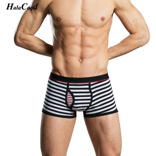 Hot Sell Brand New Man Panties Mr U Convex Underwear Authentic Fashion Sexy Mens Boxers Shorts Male Quality Underpant Large Fat