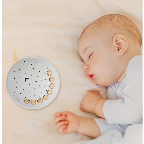White Noise Soothing Toys Music Projection Night Light Story Machine Music Player Sleep Lamp Children Toy Baby Learning Machine