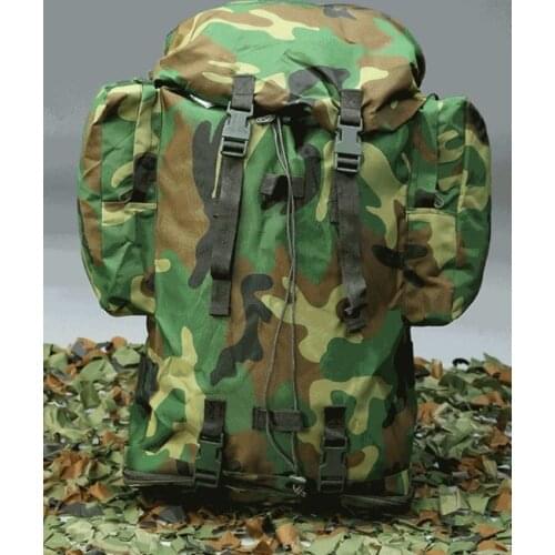 Camouflage military use backpack cosplay Army fans Field operations soldier CS basic use Camp bag Mountaineering bag climb bag