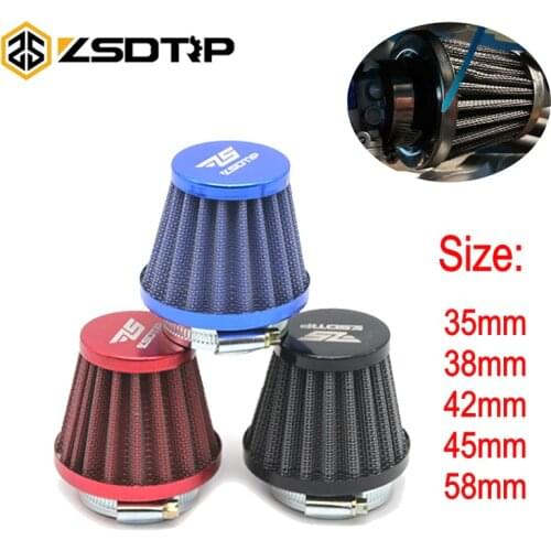 ZSDTRP Motorcycle Modified Carburetor Air Filter Cup 35mm 38mm 42mm 45mm 58mm For MIKUNI OKO KOSO KEIHI Carbs
