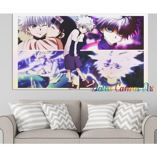 Canvas Anime HUNTER x HUNTER Pictures Home Manga Decoration Paintings Poster HD Prints Wall Art Modular Living Room Framed