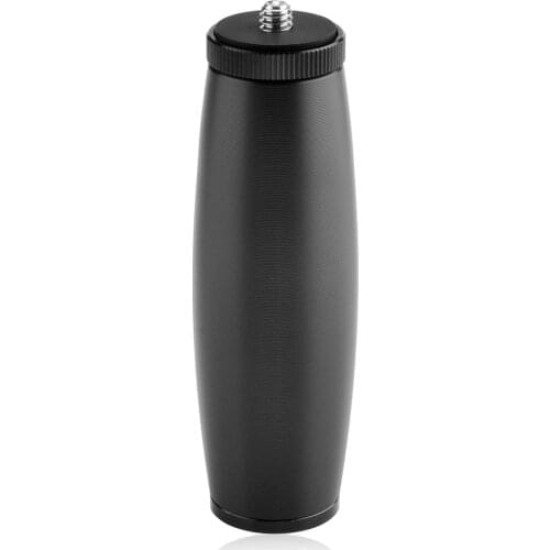 Metal Hand Grip Handheld Vlog Handle Stabilizer with 1/4'' Tripod Mount for Phone Microphone LED Light Vlogging Kit Live Video