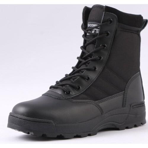 Men Boots Tactical Military Boots Special Force Desert Combat Army Boots Outdoor Hiking Boots Ankle Shoes Men Work Safty Shoes