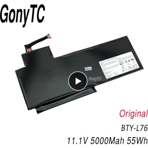 New BTY-L76 Original Laptop Battery For MSI GS70 MS-1771 1772 1774 GS72 WS72 XMG C703 S4217T MD98543 BTY-L76 11.1V 5000mAh