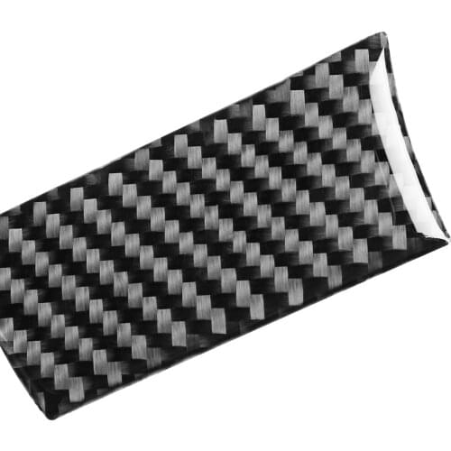 Carbon Fiber Car Steering Wheel Trim Decorative Sticker Cover Frame Replacement Compatible for Dodge Challenger 2008-2014