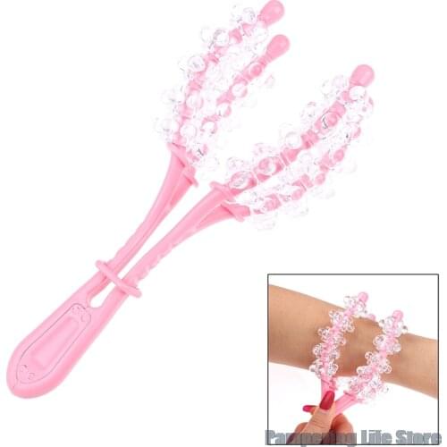 Thin Arm Leg Roller Massager Double Y Shape Shiatsu Legs Roller Anti Cellulite Massager Leg Arm Body Thigh Slimming Massage Tool