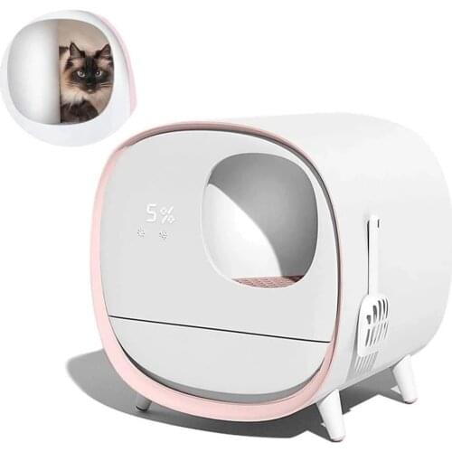 Intelligent Cat Toilet Litter Box Deodorant Toilet Training Kit Smart Automatic Self Cleaning Fully EnClosed Pet Litter Sandbox
