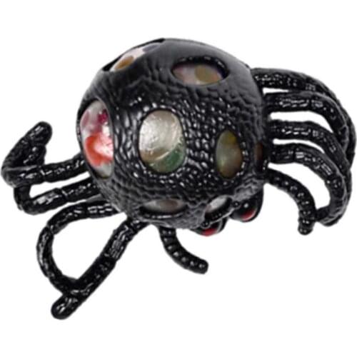 1Pcs Halloween Animal Toys Spider Model Creative Tricky Simulation Toys Hand Pinch Relax And Vent Ball Toys For Children Kids