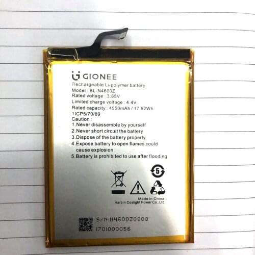 17.52WH/4550mAh BL-N4600Z 3.85V For GIONEE Allview X4 Soul Xtreme,Allview X4 Xtreme Mobile Phone