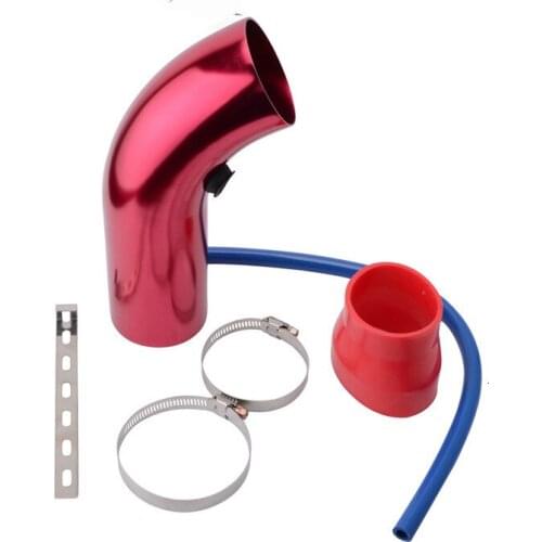 3inch / 76mm Car Engine Air Intake Aluminum Pipe Pipes Cold Air Intake System Kit Air Filter