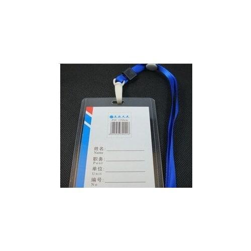 Free shipping A7 glue card ps sets testificate card case lanyard badge xiongpai work permit