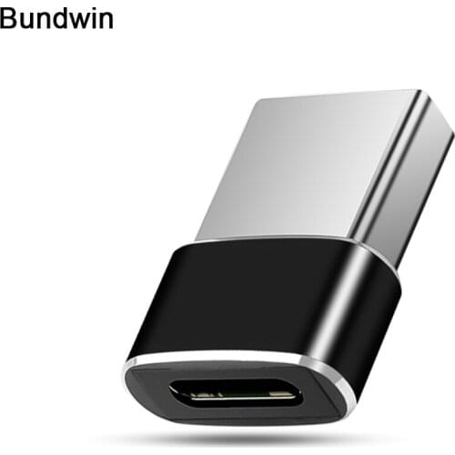 Bundwin USB to USB Type C OTG Adapter USB-C Converter Type-c Adapter For Samsung S10 Xiaomi Mi Oneplus 7 6t USB OTG Connector