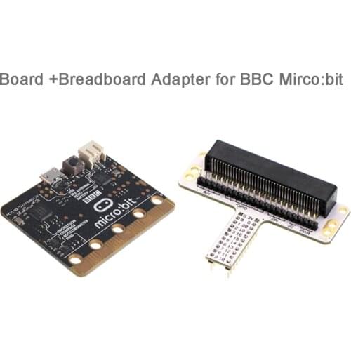 For BBC Micro:bit microbit Mother Board Micro-Controller and Micro:bit Breadboard Adapter, for Coding Programming FZ3143+FZ3247