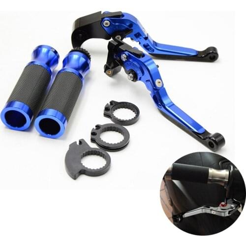 FOR New Motorcycle Brake Clutch Levers&7/8"Handlebar Hand Grips Blue Color For Honda CBR600RR 07-16 CBR1000RR/FIREBLADE 08-2016