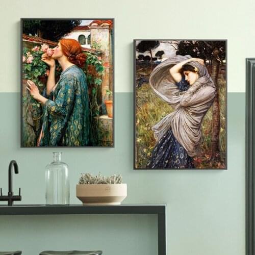 Elegant Woman Home Decor Canvas Print Art Famous Wall Pictures Poster HD Canvas Printing Paintings Italy Giuseppe Arcimboldo