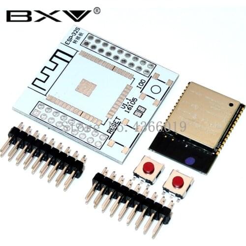 ESP32 WIFI Bluetooth Module 240MHz Dual Core CPU MCU Wireless Network Board ESP-WROOM-32 Base On ESP32S +ESP-32S Adapter Board