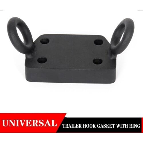 Trailer hook with ring gasket stainless steel screw rogue hook towing hook trailer bar bumper Car Styling Accessories