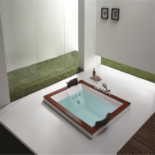 Massage Bathtub 2 person built-in ground whirlpool soaking tub M-2036