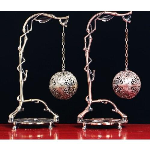 Metal Small Incense Burner With Chain Arabic Style Modern Incense Burner Candle Buddha Decor Home Incensario Room Decor BK50XX