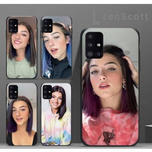 CHAR DAMELIO Celebrity pretty fashion Phone Case For Samsung A40 A31 A50 A51 A71 A20E A20S S8 S9 S10 S20 Plus note 20 ultra