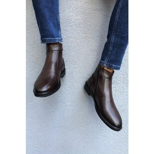 MUWAGO Genuine Leather Black Men 'S Casual Chelsea Boots 'Turkish' Quality 2021 Fashion Design Season Comfort Fast Shipping