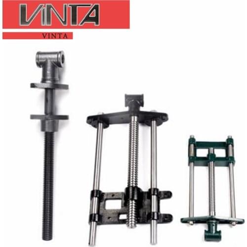 Woodworking table guide rod clamp diy Work bench vise console Vise clamping fixture Double connecting rod