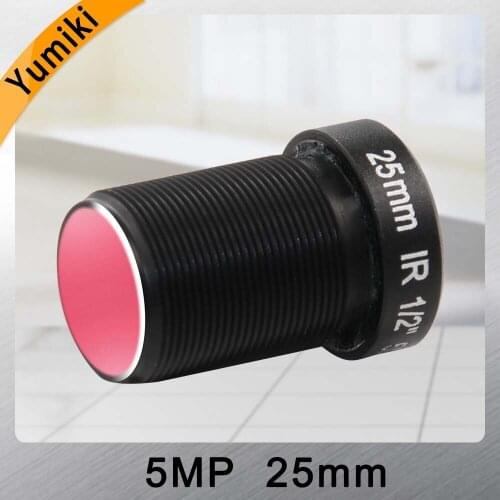 Yumiki HD 5.0Megapixel Action Camera Lens 25mm M12 Lens IR Filter1/2" for Firefly Cameras Long Distance View