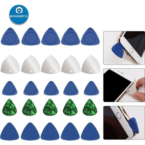 PHONEFIX 10Pcs Triangle Pry Pieces Different sizes Pry Tool Set Mobile Phone Tablet PC Opening Screen Repair Kit Disassembly Kit