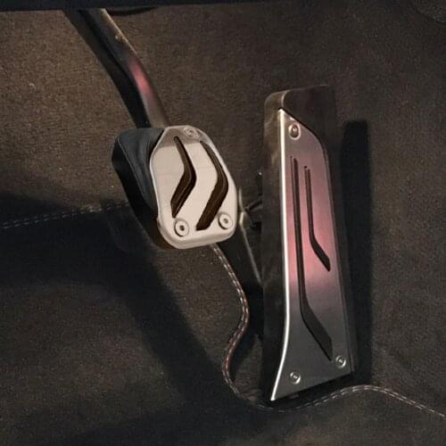 Foot Pedal Accelerator Gas Fuel Brake Pedal Rest Pedal Pads Mats Cover Acces Car Styling for BMW M2 M3 M4 M5 M6 i3 i8 2016 2017