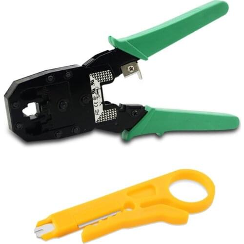 RJ45 RJ11 RJ12 Wire Cable Crimper Network Tool Computer Networking Plier Gadget 315 Hand Tools Crimp PC Crimping Flat Nose