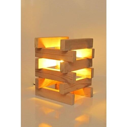 Modern New Moon Design Deha Decorative Wood Table lamp Desk lamp