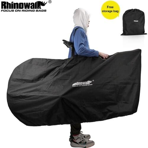 Rhinowalk Bike Storage Bag Bicycle Large Capacity Trunk 26-29"Lightweight MTB Carry 700C Outdoor Travel Pack Cycling Accessories