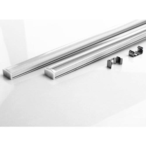 DHL 1 m LED strip aluminum profile for 5050 5630 LED hard bar light led bar aluminum channel housing with cover end cover