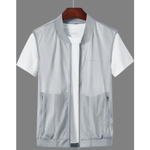 Summer Mesh Quick-Drying Vests Male Breathable Multi-pocket Mountain Climbing Fishing Vest Work Sleeveless Jacket Men Clothing