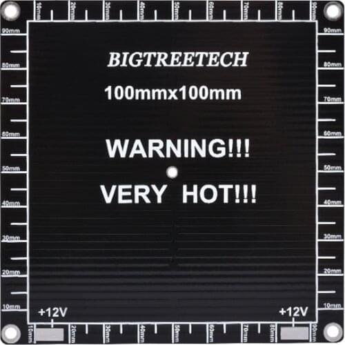 100*100*2mm Mini Aluminium Heatbed Heat Plate hot bed for OpenBuilds for 3D printer parts