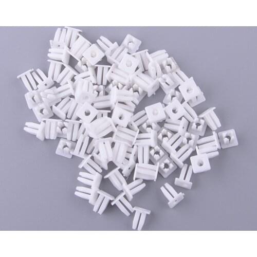 100Pcs Car Bumper Grille Grommet Clips Nuts #8 #10 Screw 379830-S Fit For Ford Chrysler 1986 1987 1988 1989 1990-2021 6033677